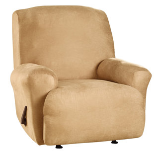 Recliner Slipcovers You Ll Love Wayfair Stretch Leather T Cushion Recliner Slipcover