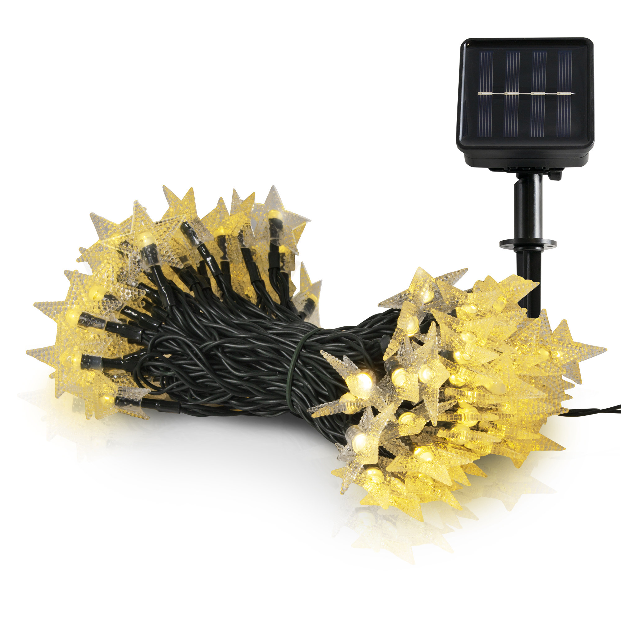 Arlmont & Co. Kylea 432'' Indoor LED Solar Powered 100 Bulb Novelty