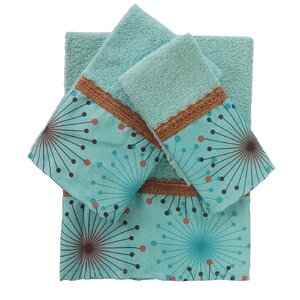 Dante Decorative 3 Piece Towel Set