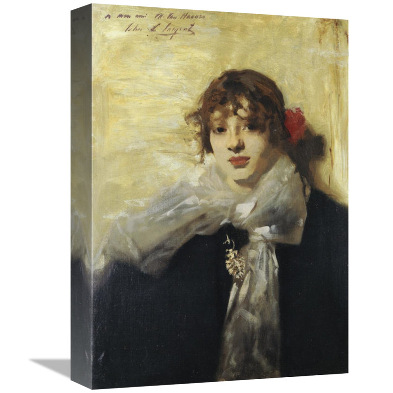 East Urban Home Head Of A Young Woman 1880 82 Print On Canvas Wayfair
