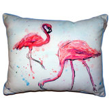 Pink Flamingo Lumbar Pillow Wayfair Ca