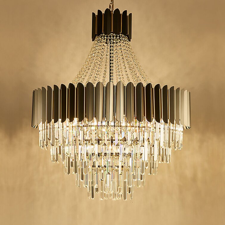 wayfair chandelier crystal