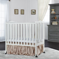 grey portable crib