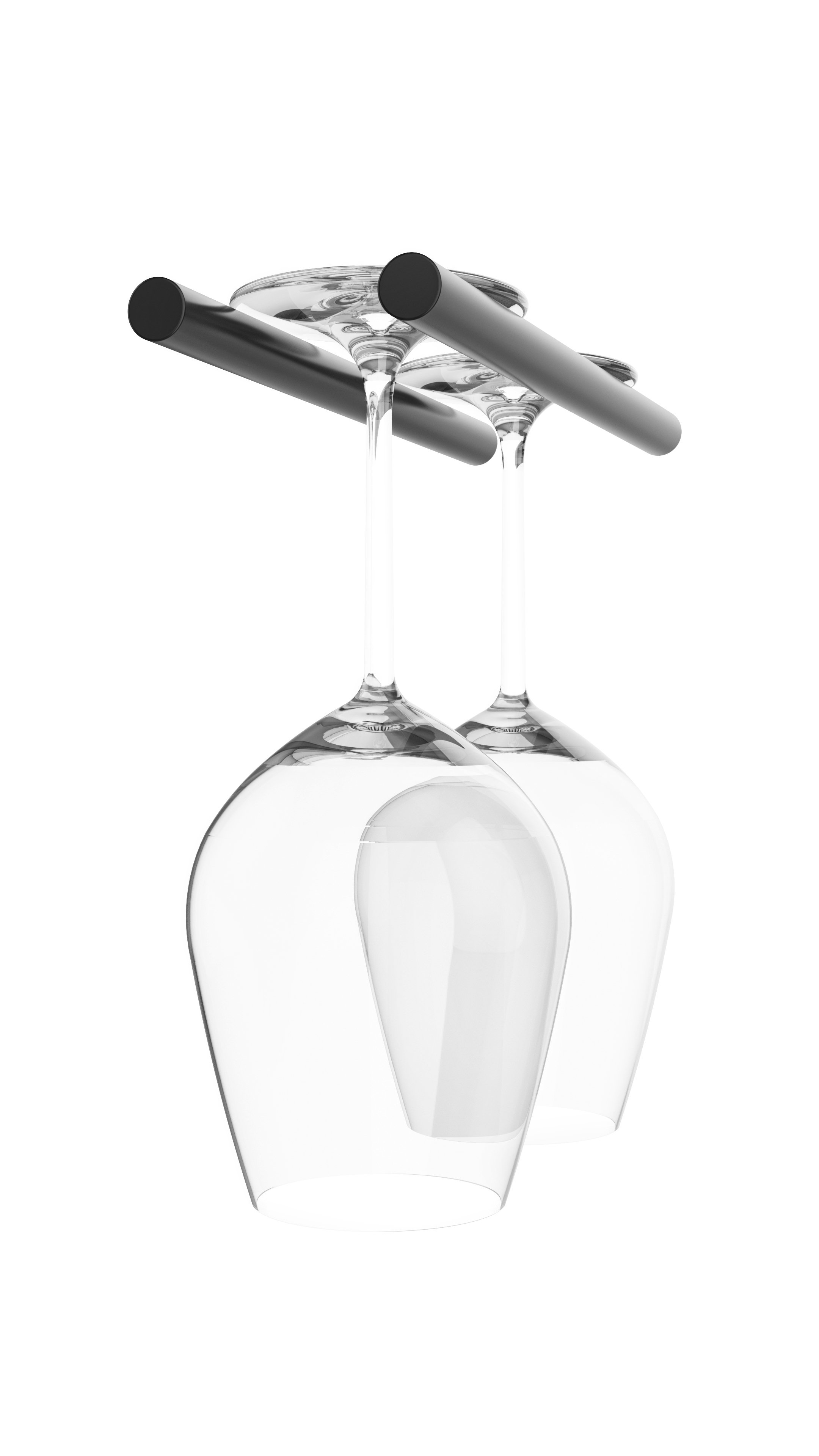 Rebrilliant Himkea Hanging Wine Glass Rack Wayfair