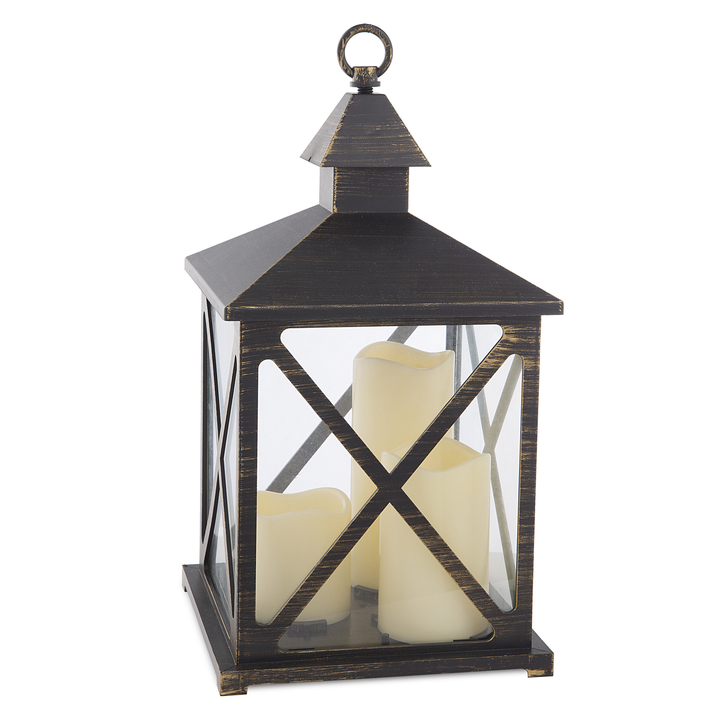 Special Candle Kit With Decorative Led Lantern With Flickering Led