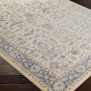 Brooks Farm Blue/Yellow Area Rug