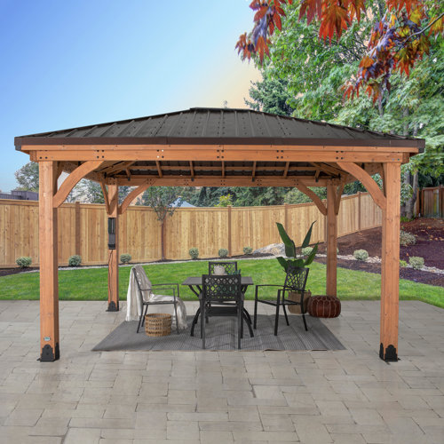 Backyard Discovery 14' x 12' Barrington Gazebo & Reviews | Wayfair