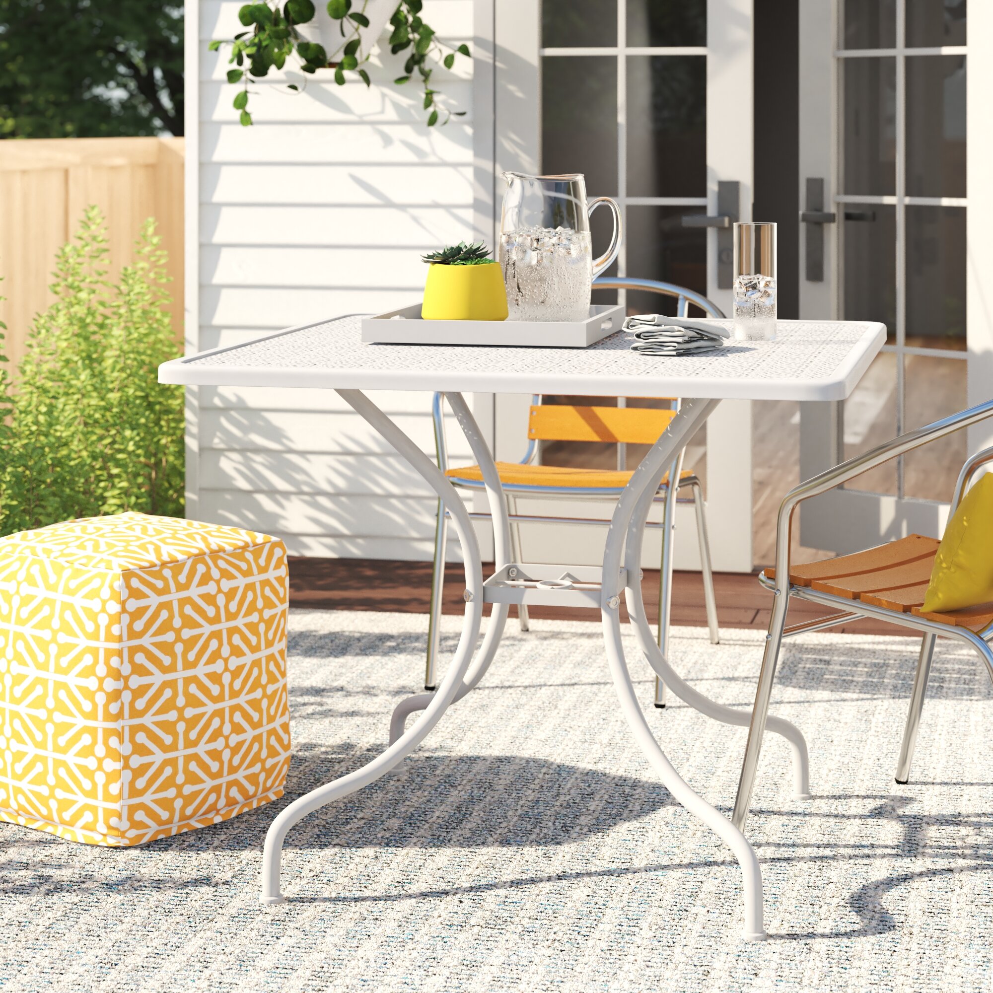 Umbrella Hole Patio Tables Youll Love In 2021 Wayfair