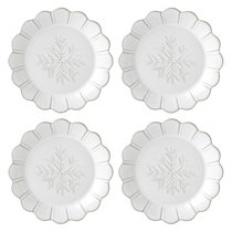 snowflake plates