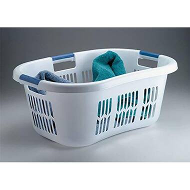 6 x Classique Laundry Basket 44L Hip Hugger Clothes Container Large Household 