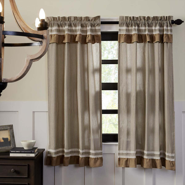 Short Burlap Curtains Wayfair