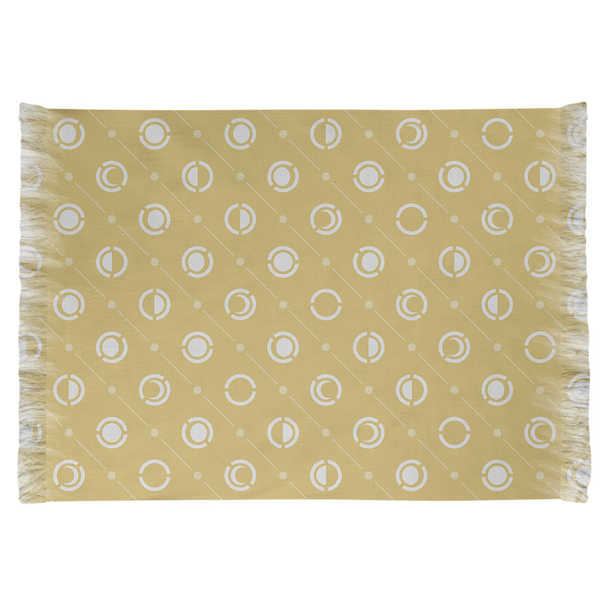 East Urban Home Classic Moon Phases Yellow Area Rug Wayfair