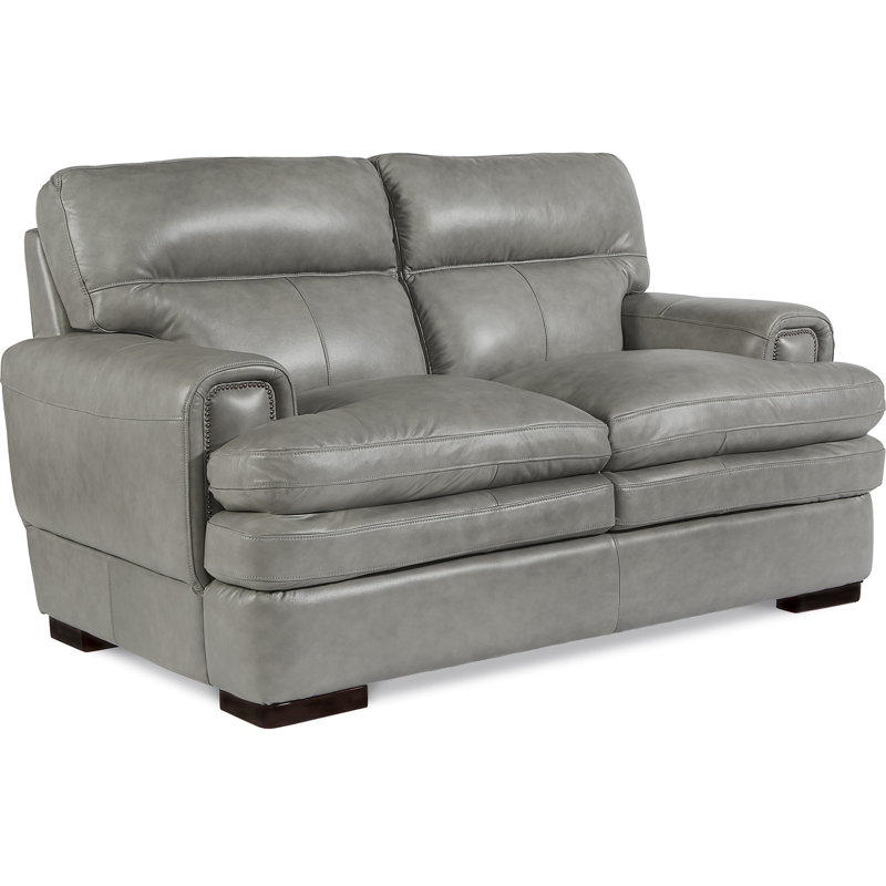 La Z Boy Jake Leather Loveseat Reviews Wayfair La Z Boy Jake Leather Loveseat