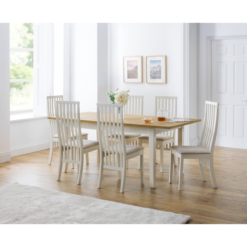 Brambly Cottage Spokane Extendable Dining Set With 4 Chairs