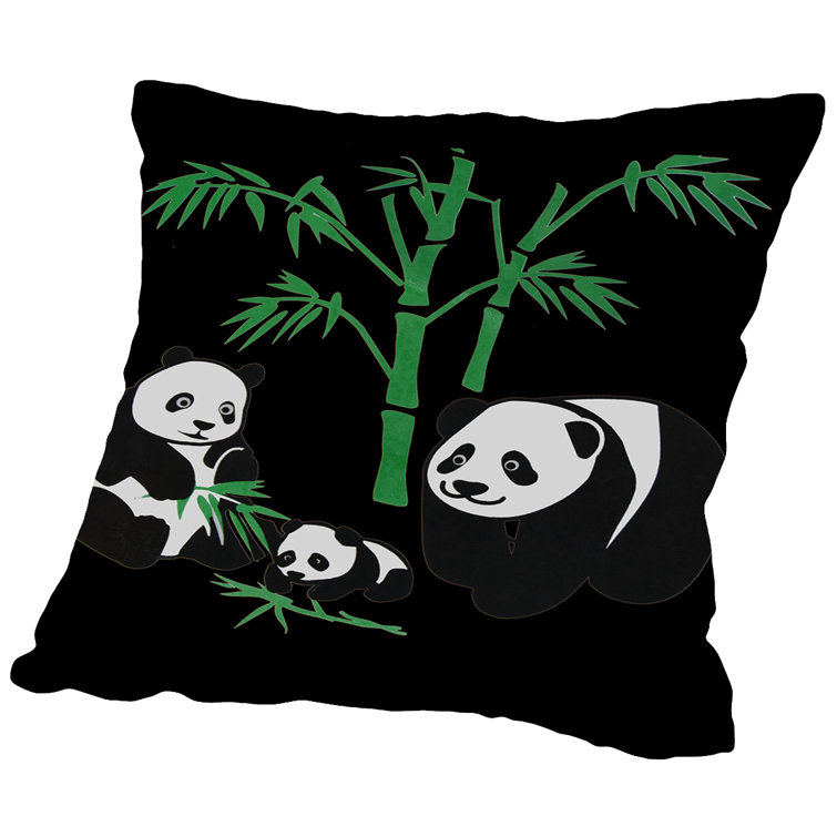 bamboo panda pillow