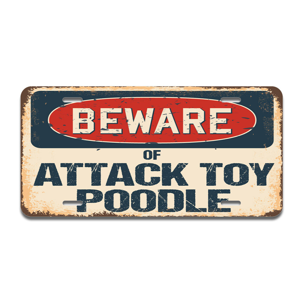 Beware Of Attack Pig Rustic Sign SignMission Classic Rust Wall Plaque Decoration 
