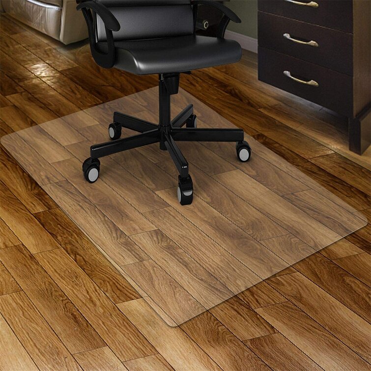 Office Desk Chair Mat for Hard Wood Floor PVC Clear Protection Floor Mat,Premium Quality Chair Mat Thick and Sturdy Clear, 36 x 48 
