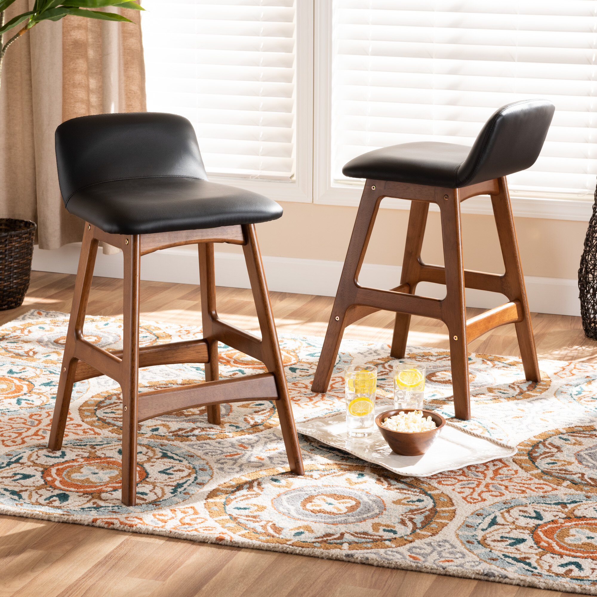 George Oliver Taranto Bar & Counter Stool & Reviews | Wayfair