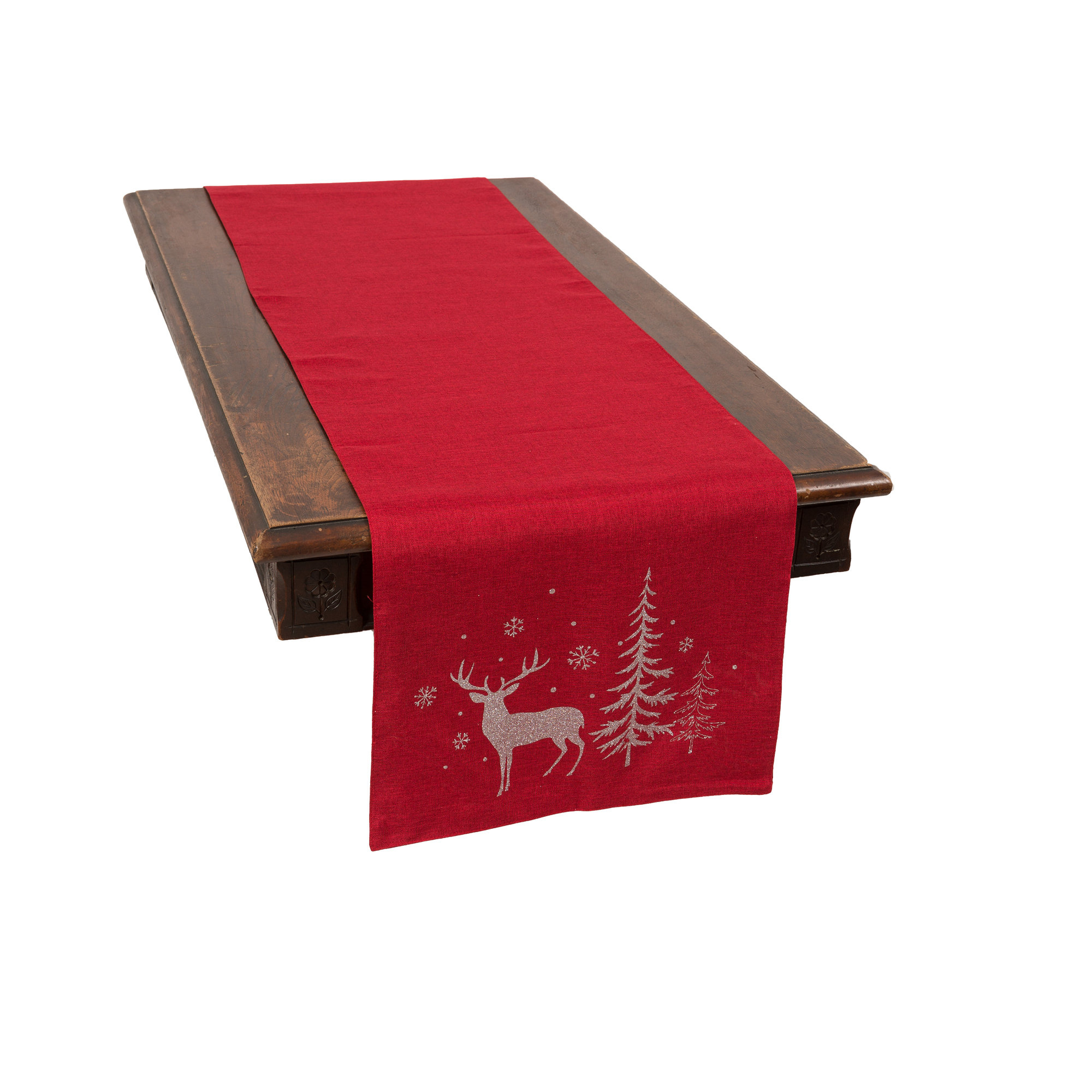 The Holiday Aisle Adlai Deer Table Runner Reviews Wayfair
