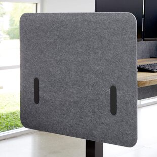 Dark Grey Portable Desk Shield Privacy Shields for Student Desks Sneeze Guard Desk Shield Table or Countertop Reducing Freestanding Acoustic Desk Divider Mounted Privacy Panel 