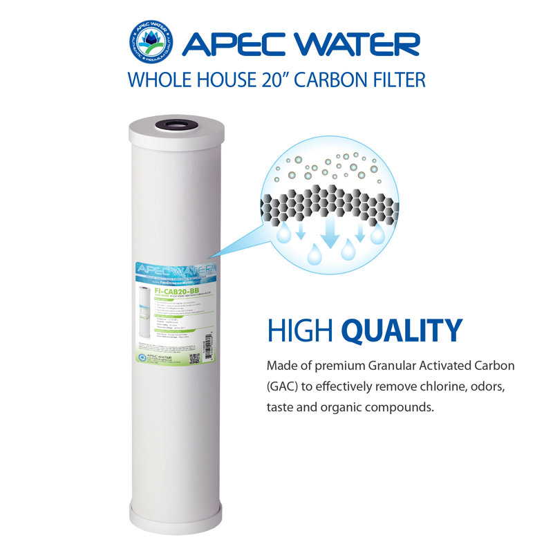 Apec Water 20 High Flow Gac Carbon Whole House Replacement Filter Wayfair