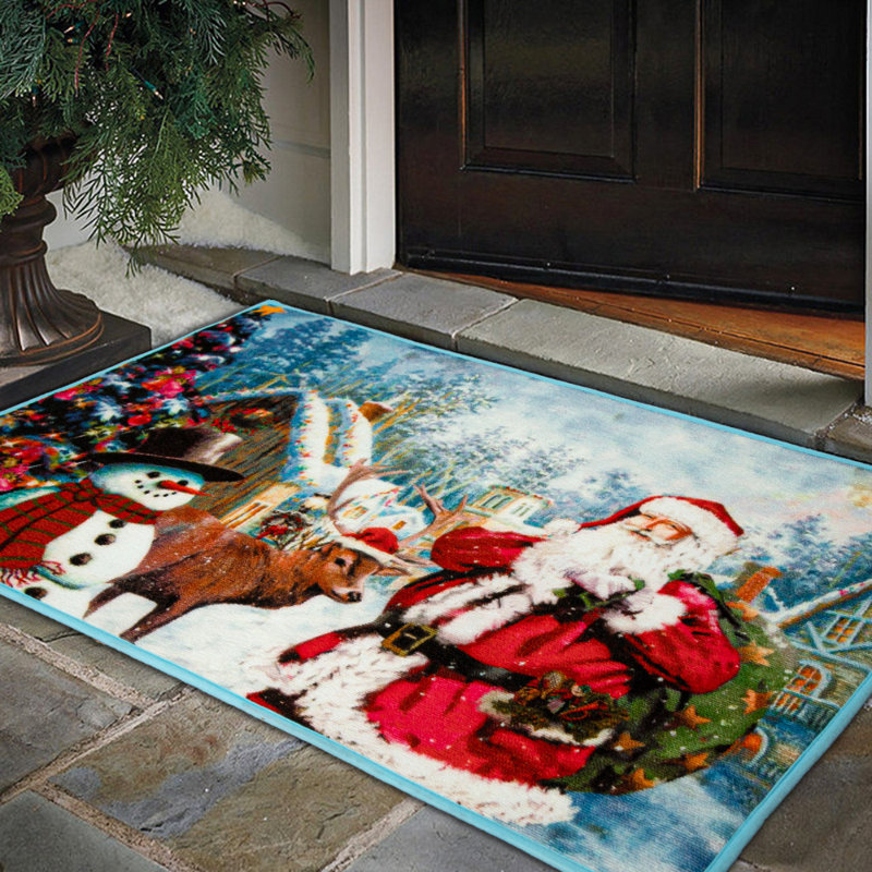 The Holiday Aisle Agata 36 X 24 Non Slip Indoor Door Mat Wayfair