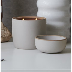 20 Oz Farm Fresh Ceramic Pail Candle Just Relax