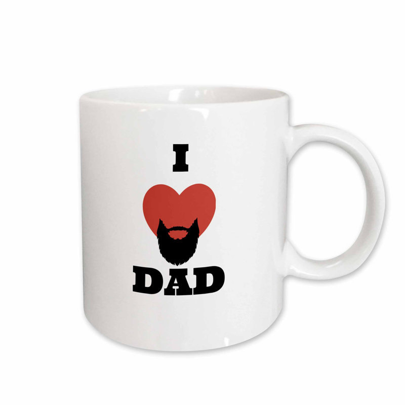 i love dad mug