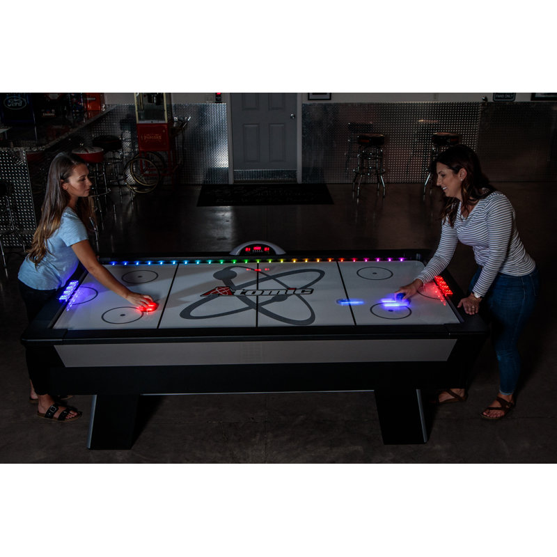 Atomic 7 5 Two Player Air Hockey Table With Digital Scoreboard Reviews Wayfair Ca