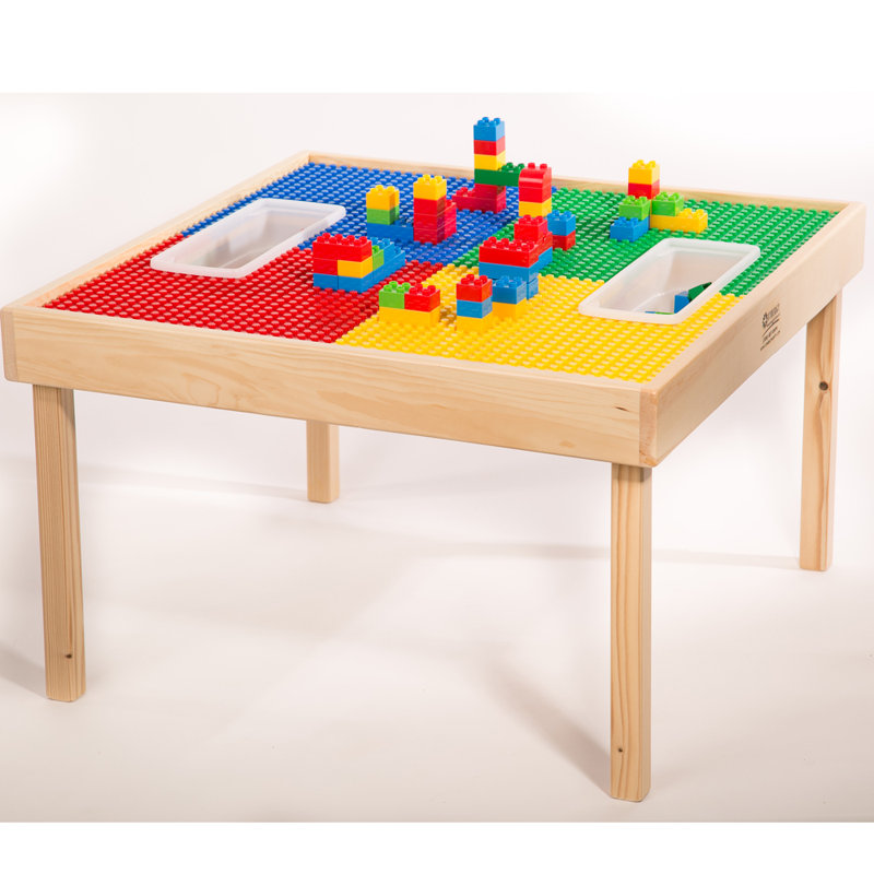 children's lego table with storage