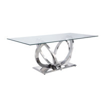 dining table of glass