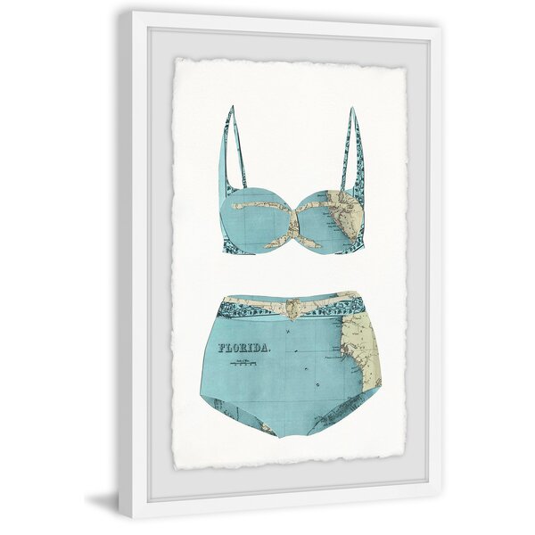 Sand & Stable Bikini - Picture Frame Print in Paper & Reviews | Wayfair.ca