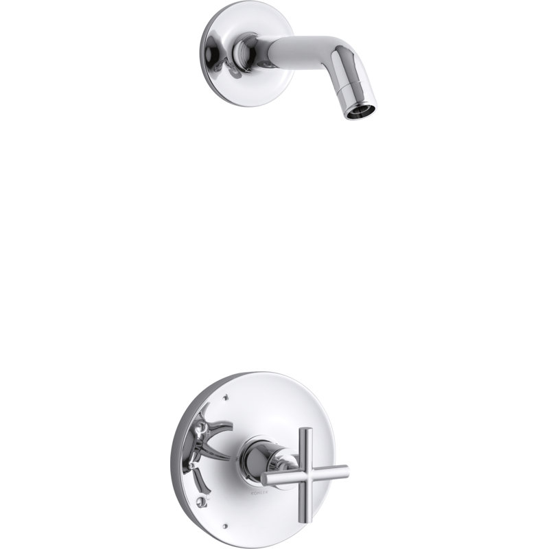 Kohler Purist Rite Temp Shower Valve Trim With Cross Handle Less