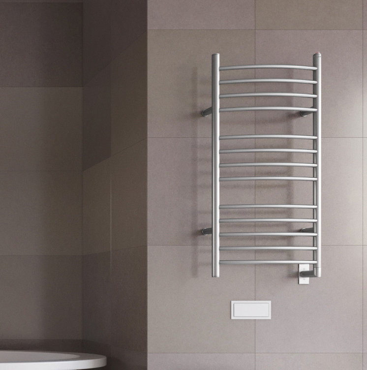 Huron Towel Warmer in Brushed Finish