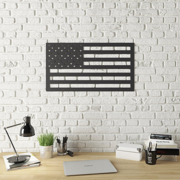 Winston Porter Stars And Stripes Metal Wall Decor