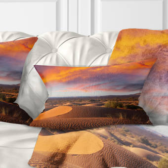 Bungalow Rose Bilboro Print Bohemian Throw Pillow Cover