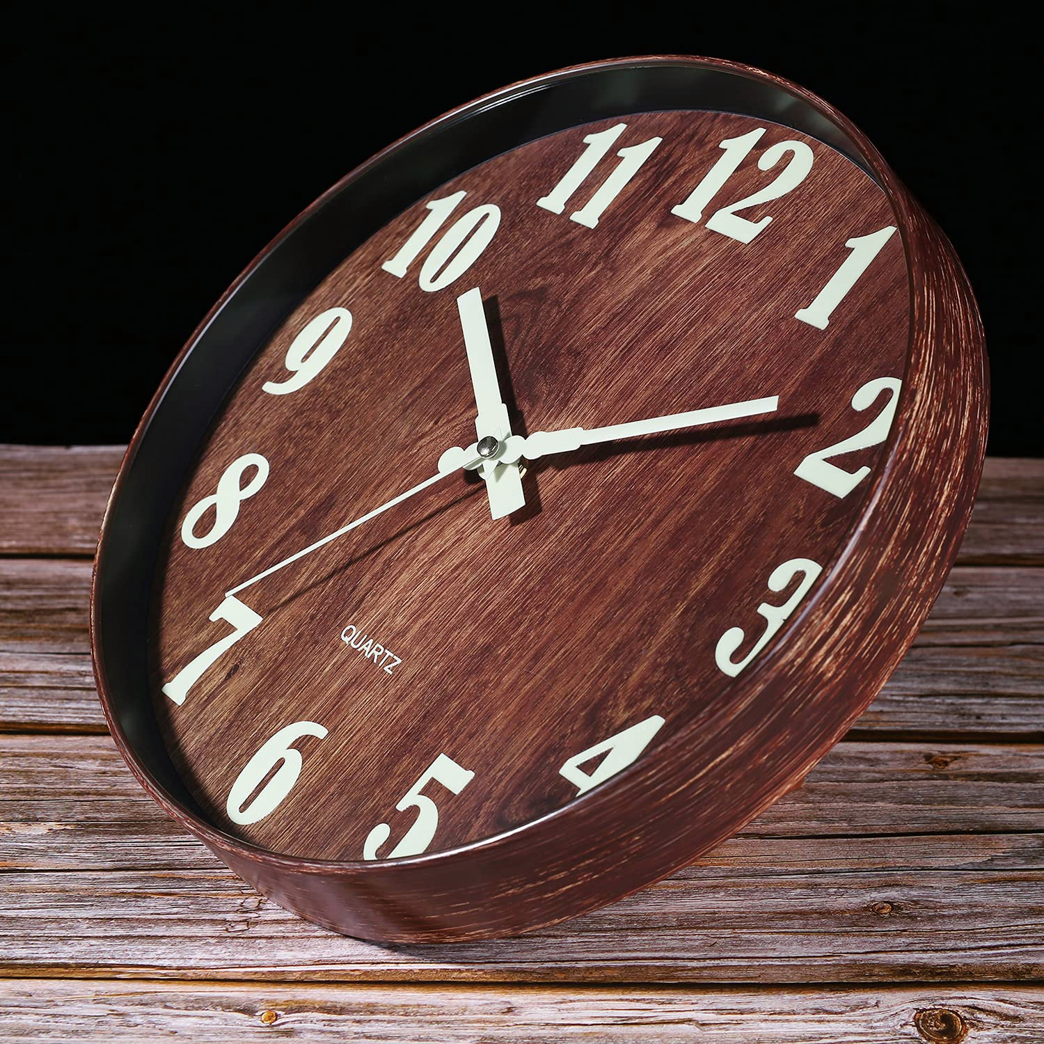 Wood Wall Clocks for Kids Battery Operated 12 Inch Pure Color Green Wooden Wall Clock Modern for Living Room Kitchen Bedrooms Bathroom Wood Wall Clocks for Kids Battery Operated 12 Inch Pure Color Green Wooden Wall Clock Modern for Living Room Kitchen Bedrooms Bathroom