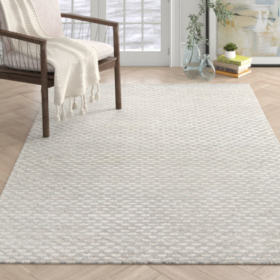 Averie Geometric Handmade Tufted Gray Taupe Area Rug Joss Main