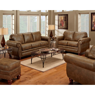 Leather And Cloth Sofa Wayfair Sedona Sleeper 4 Piece Living Room Set By American Furniture Clics
