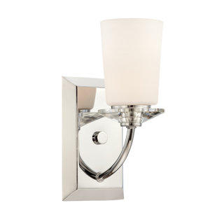 Best Aubre 1-Light Bath Sconce By Orren Ellis Wall Lights Aubre 1-Light Bath Sconce By Orren Ellis Wall Lights