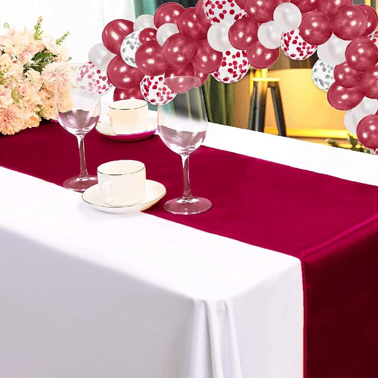 Pack of 40 Satin 12 x 108 Table Runner For Wedding Banquet Kitchen HomeDecor 
