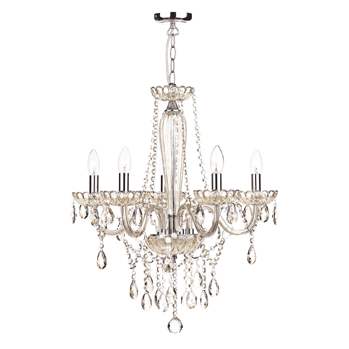 5 Light Candle Style Chandelier 5 Light Candle Style Chandelier