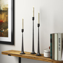 New Hearth And & Hand Magnolia Pewter Candle Stick Holder Centerpiece Candelabra 