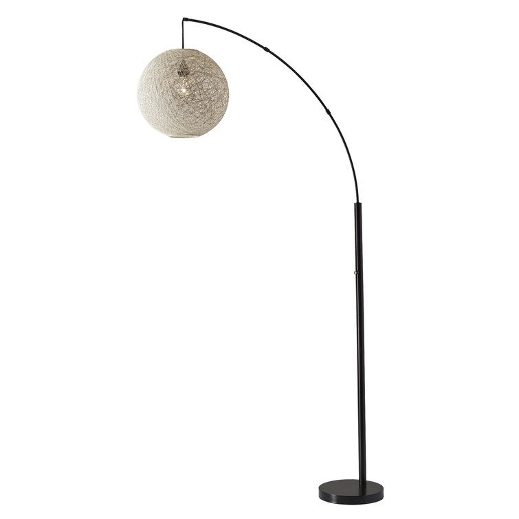 large scale arching arc neck floor lamp modern 004 padstyle.com