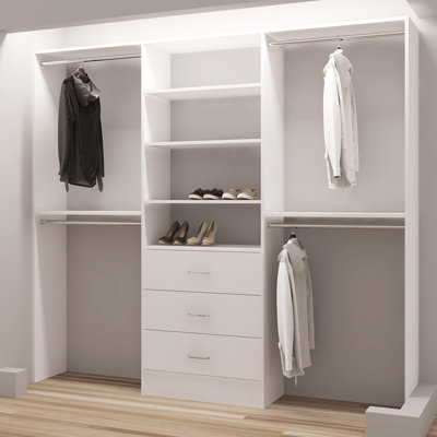 Tidysquares Inc Demure Design 87 Inchw Closet System