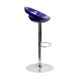 Jigar Plastic Adjustable Height Swivel Bar Stool by Orren Ellis