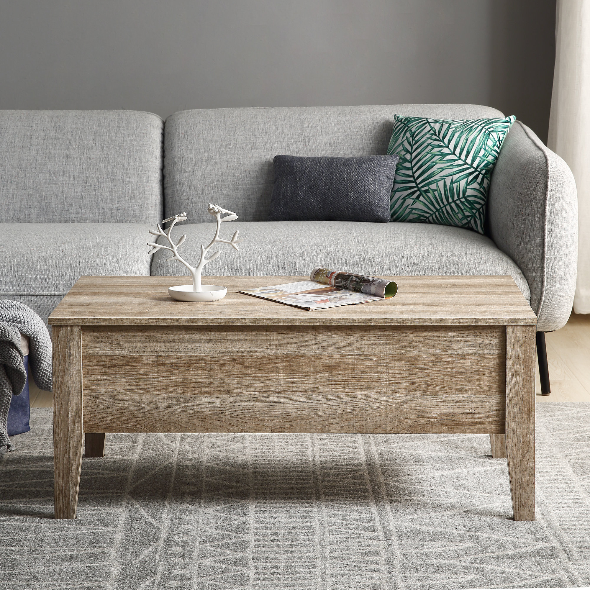 Red Barrel Studio Aaliyahrose Lift Top Extendable Coffee Table With Storage Wayfair