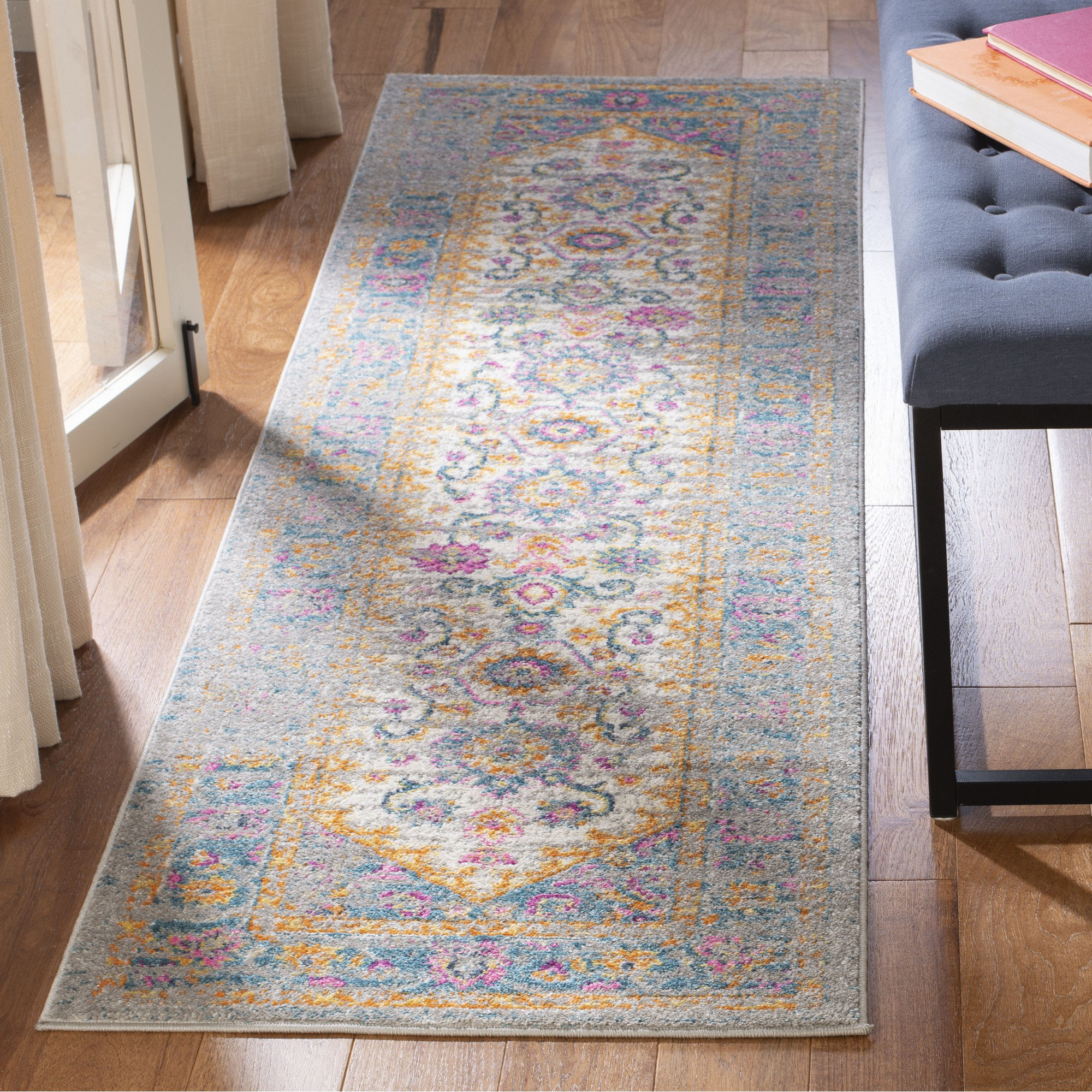 Langley Street Felty Oriental Light Gray Area Rug & Reviews | Wayfair