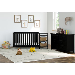 black crib furniture sets