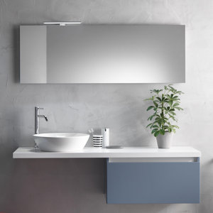Urban Designs 140 cm Wandmontierter Waschtisch T..